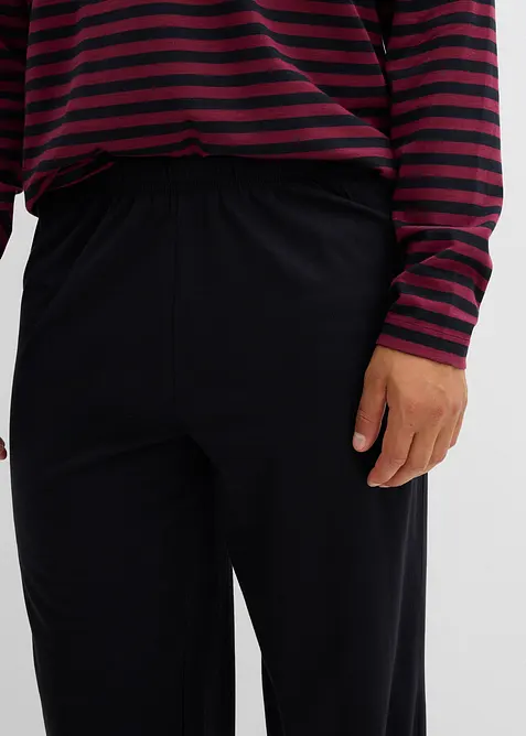 Pyjama van katoen met lange mouwen, bonprix