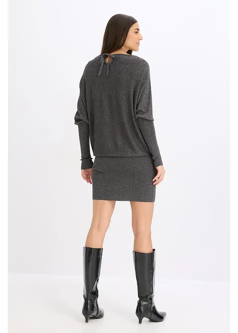 Gebreide jurk van soepele viscose, bonprix