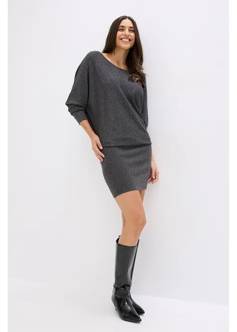 Gebreide jurk van soepele viscose, bonprix