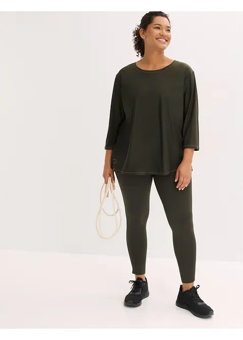 Ultrasoft outdoor shirt met ¾ mouwen, sneldrogend, bonprix