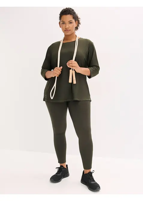 Thermo legging met reflecterende details en zakje voor smartphone, bonprix