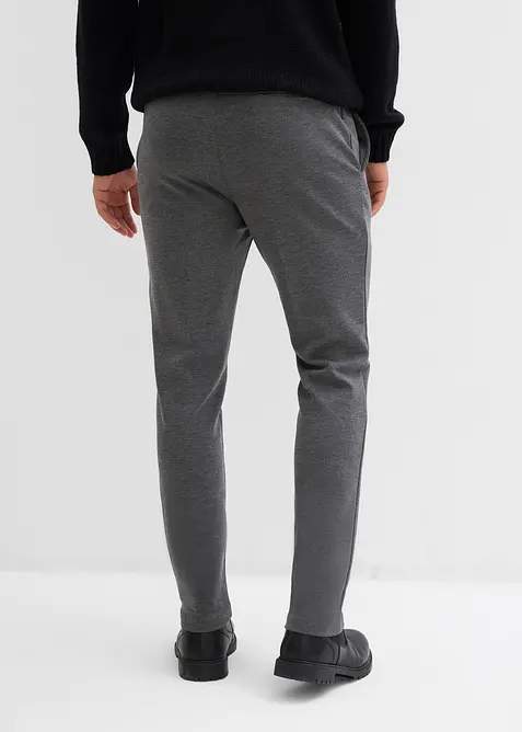 Elegante super stretch broek met comfortband, slim fit, bonprix