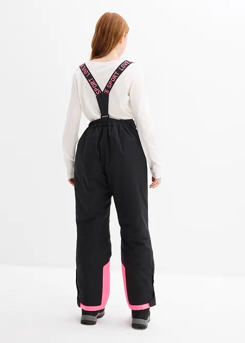 Waterdichte skibroek met afneembare bandjes, bonprix