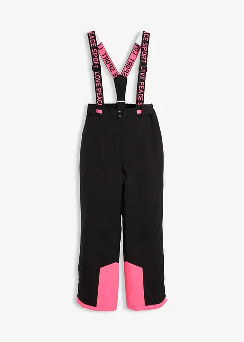 Waterdichte skibroek met afneembare bandjes, bonprix