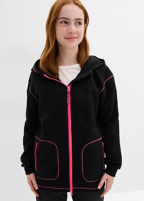 Zacht fleece vest met praktische ritssluiting, bonprix