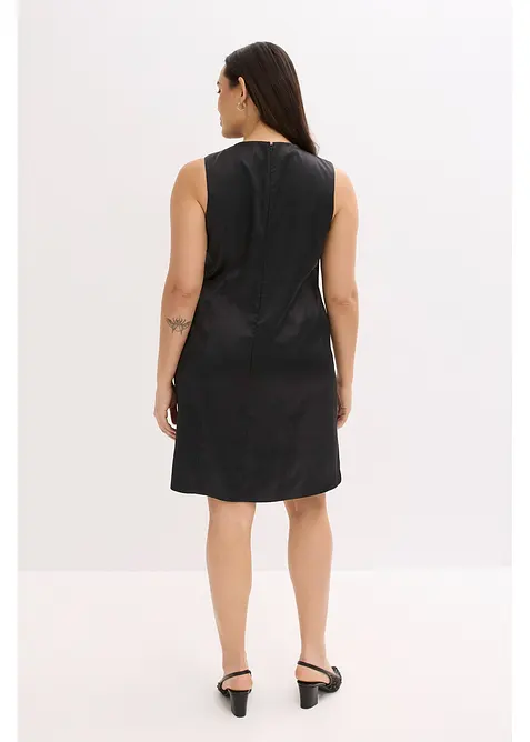 Mini jurk van glanzend satijn, bonprix