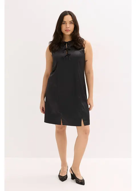 Mini jurk van glanzend satijn, bonprix