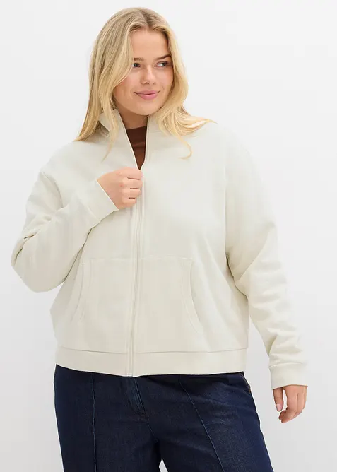 Sweatvest van biologisch katoen, bonprix