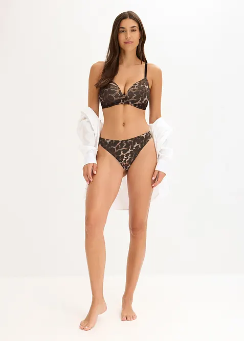 Voorgevormde bh zonder beugels met katoen (set van 2), bonprix