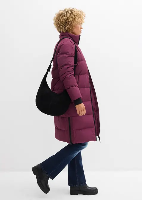 Lange outdoor jas met gerecycled dons en isolerende warmtetechnologie, bonprix