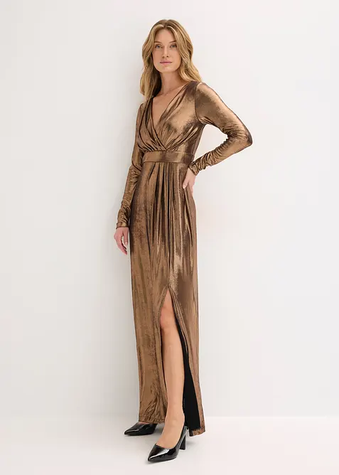 Avondjurk van fijne jersey met glans, bonprix