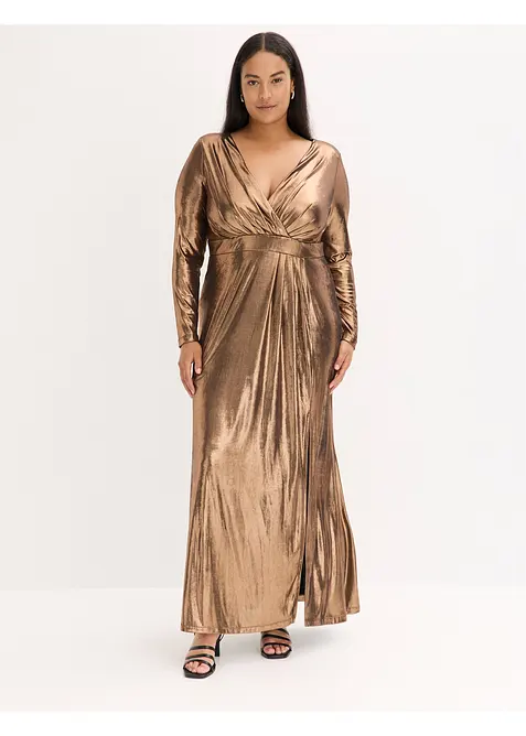 Avondjurk van fijne jersey met glans, bonprix