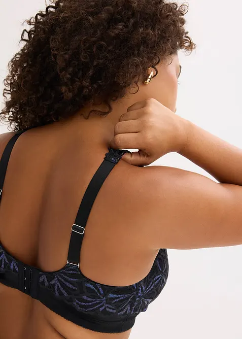 Steun bh zonder beugels met meerkleurig glittergaren, bonprix