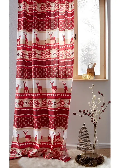 Gordijn met elanden (1 stuk), bonprix