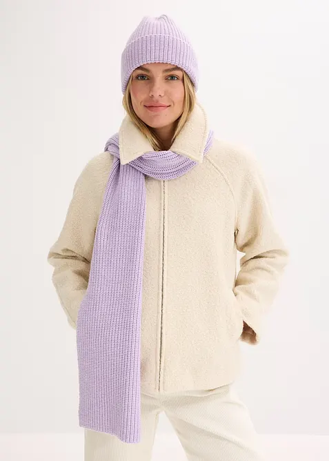 Sjaal en muts (2-dlg.set), bonprix