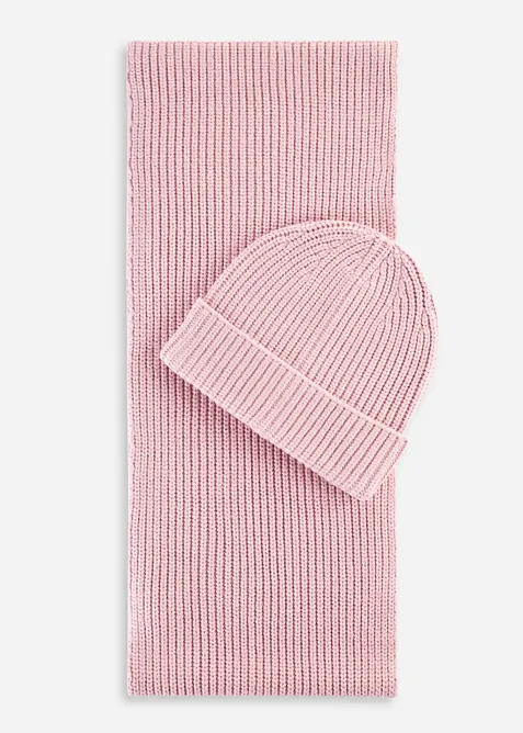 Sjaal en muts (2-dlg.set), bonprix