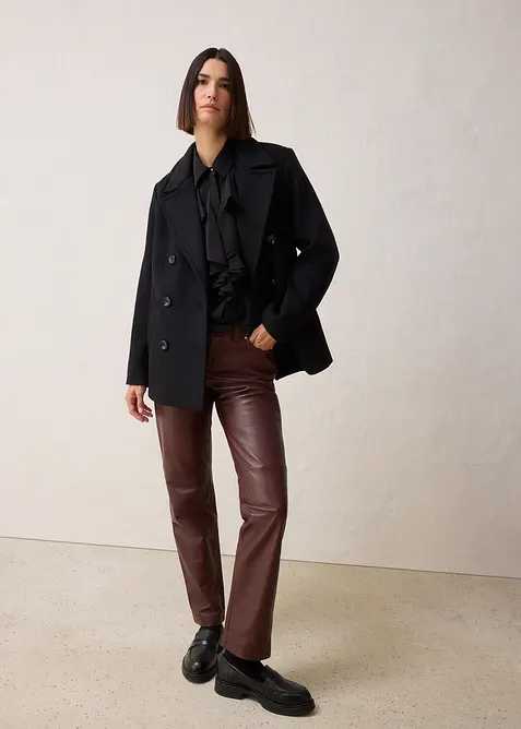 Blouse met zijde, bonprix