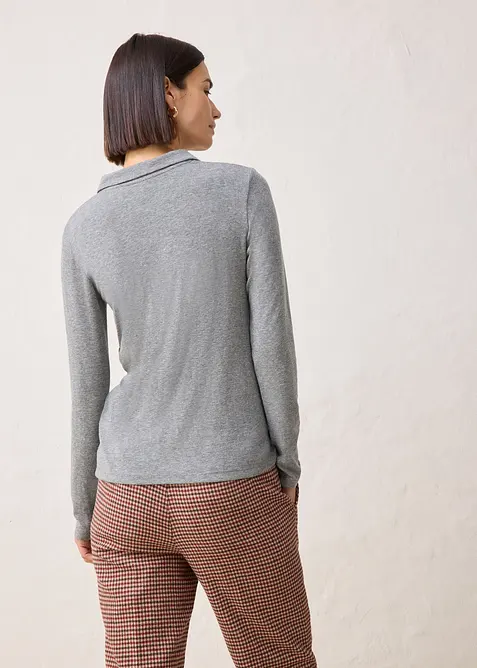 Poloshirt met wol, bonprix