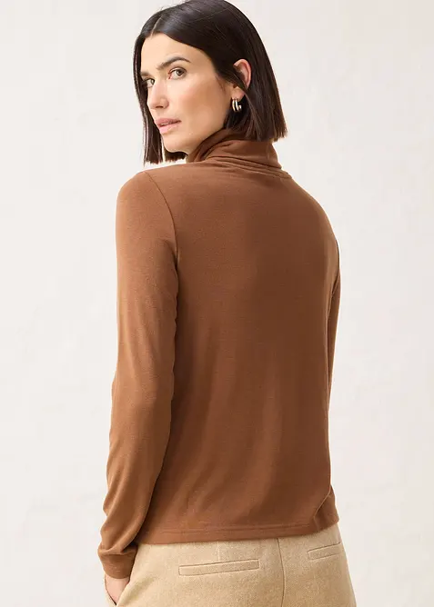 Colshirt met wol, bonprix