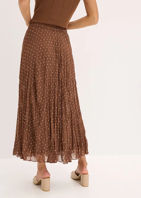 Chiffon rok in crashed look, bonprix
