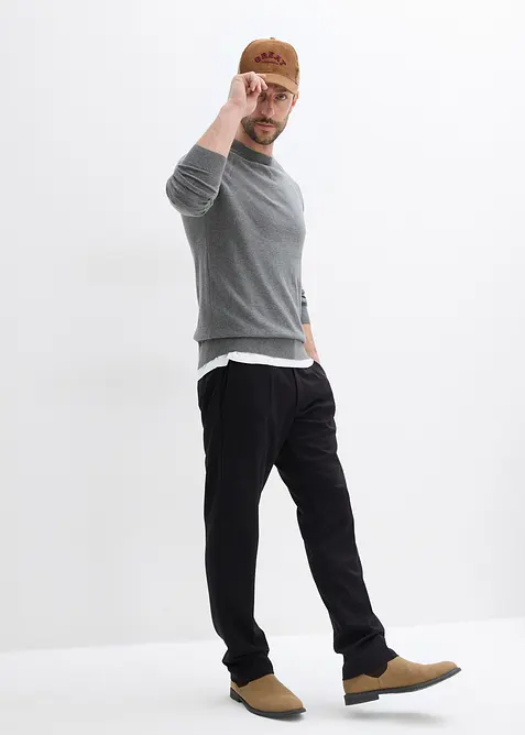 Gebreide trui van katoen (set van 2), bonprix