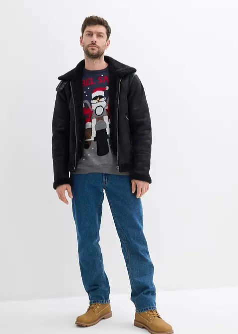 Trui met kerstmotief, bonprix