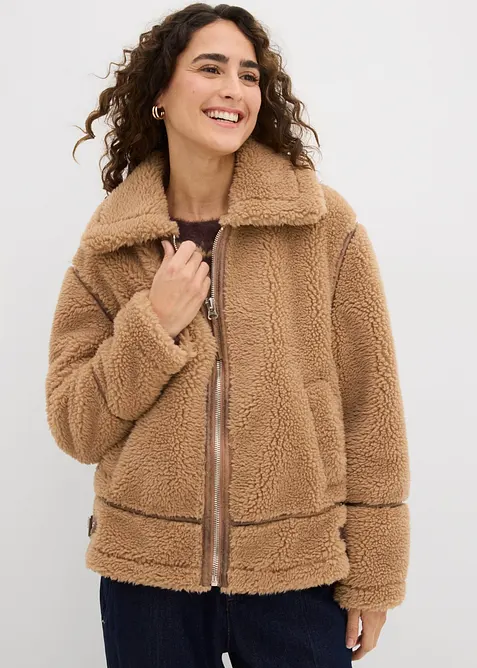 Imitatie lammy coat, bonprix