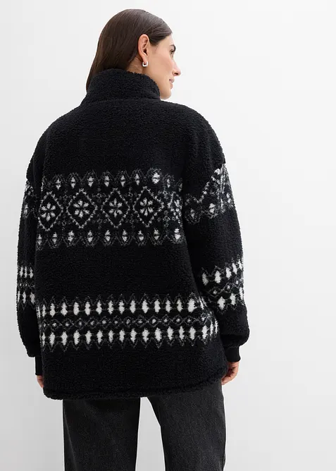 Teddy fleece trui, bonprix