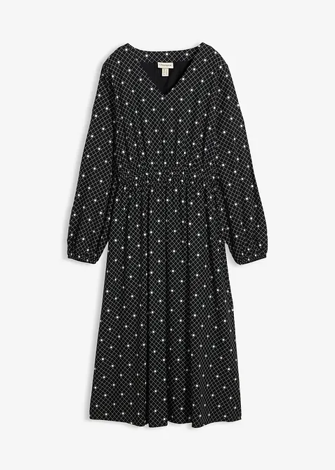 Maxi jurk van soepele viscose, bonprix