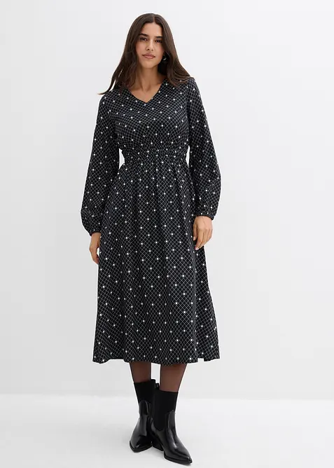 Maxi jurk van soepele viscose, bonprix