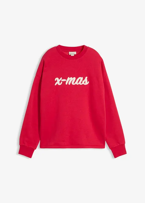 Oversized sweater in een katoenmix, bonprix
