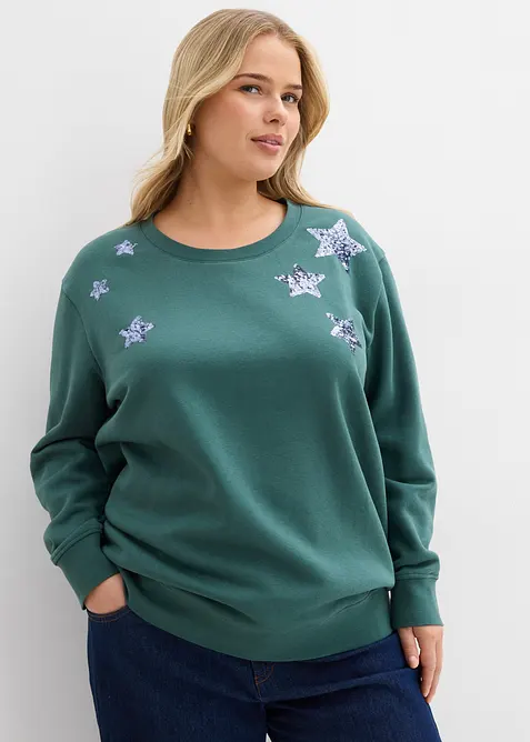 Sweater in een biologische katoenmix, bonprix