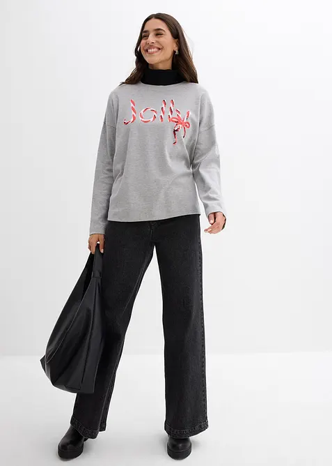 Longsleeve van puur biologisch katoen, bonprix