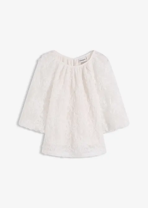 Blouse met een gestructureerd bloemmotief, bonprix