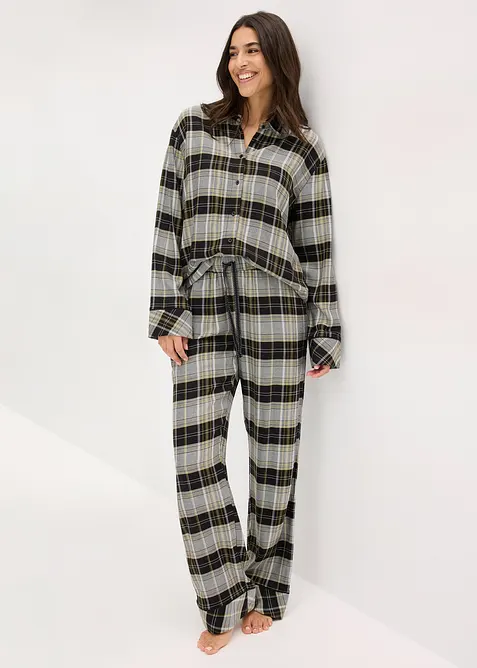Flanellen Pyjama, bonprix
