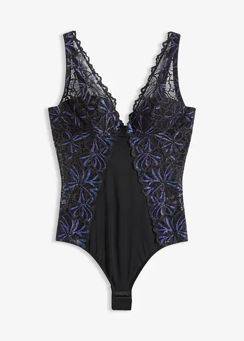 Body met glanzend garen, bonprix