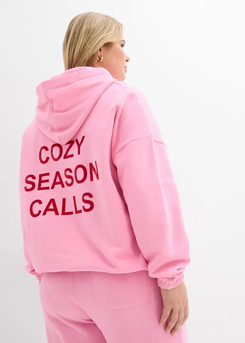 Oversized sweater van katoen, bonprix