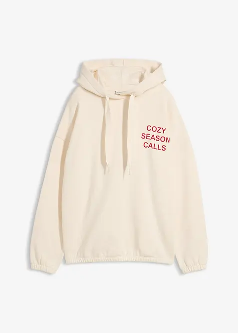 Oversized sweater van katoen, bonprix