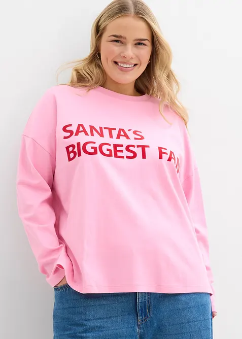 Oversized shirt van katoen, bonprix