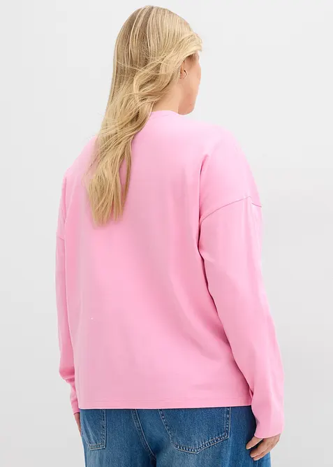 Oversized shirt van katoen, bonprix