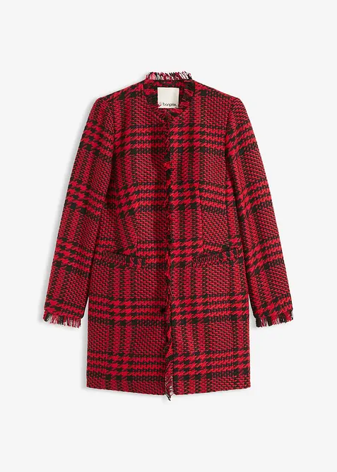 Lange blazer van bouclé, bonprix