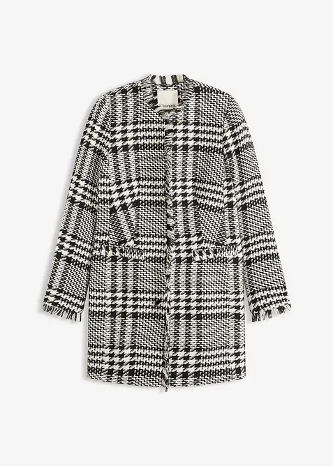 Lange blazer van bouclé, bonprix