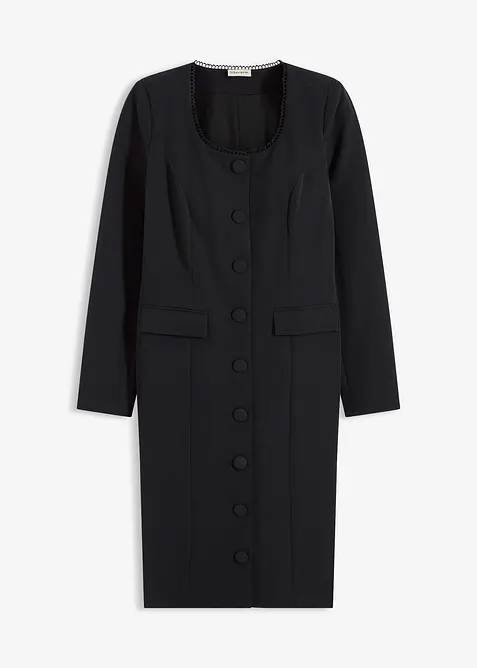 Blazerjurk met kant, bonprix