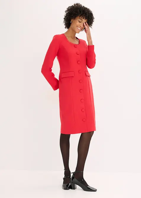 Blazerjurk met kant, bonprix