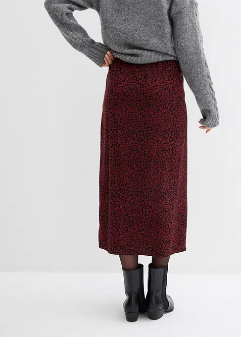 Midi rok van soepele viscose, bonprix