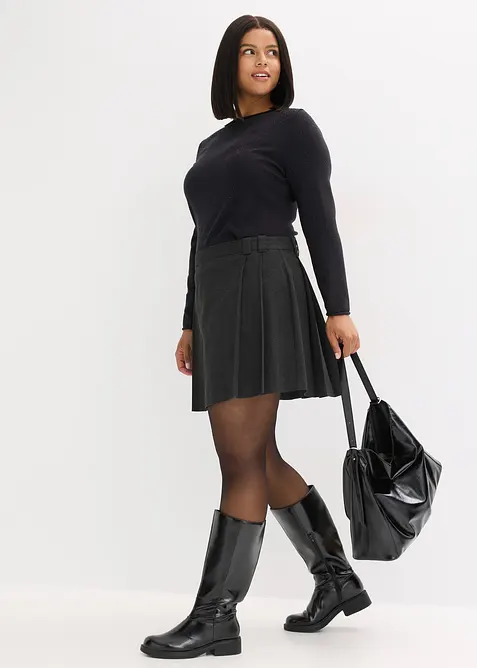 Fijngebreide trui in een soepele viscosemix, bonprix