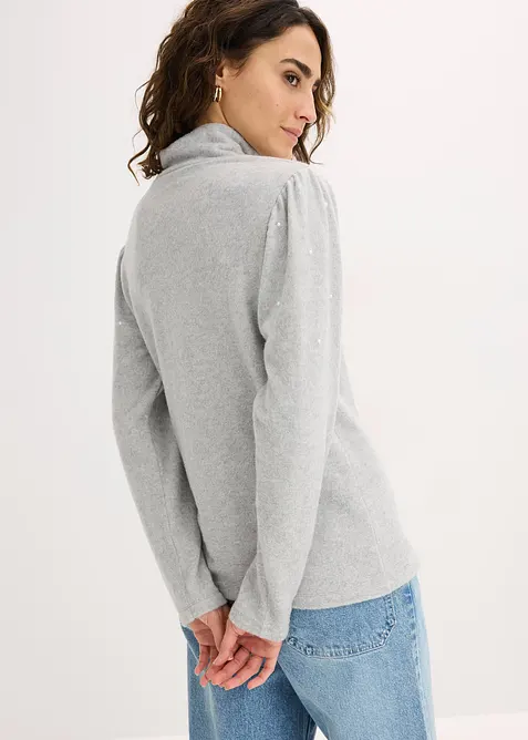 Longsleeve van een soepele viscosemix, bonprix