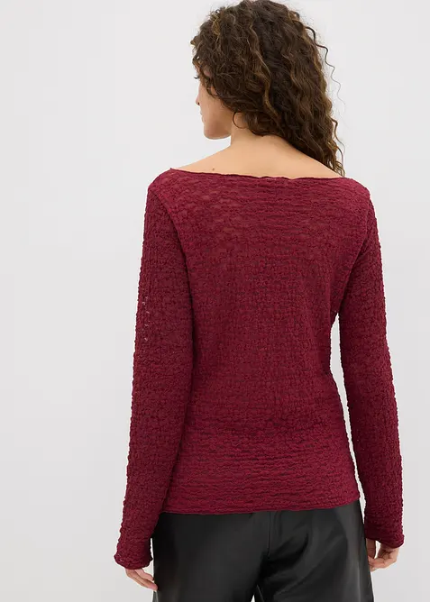 Longsleeve van kant, bonprix