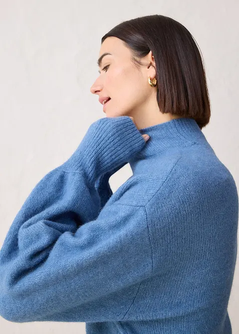 Wollen trui met alpacawol, bonprix