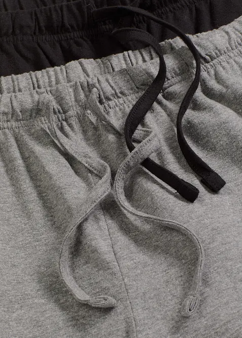 Pyjamabroek met steekzakken (set van 2), bonprix